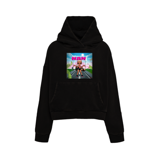 NAN1 HOODIE - BLACK